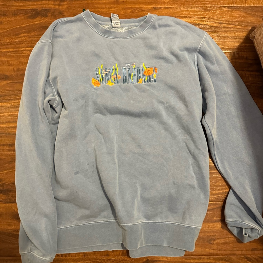 Santa Barbara Stylish Blue Sweatshirt